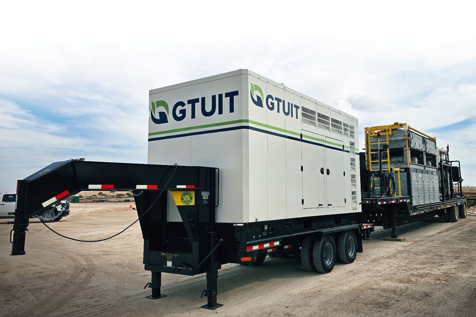 GTUIT mobile gas conditioning system and generator trailer