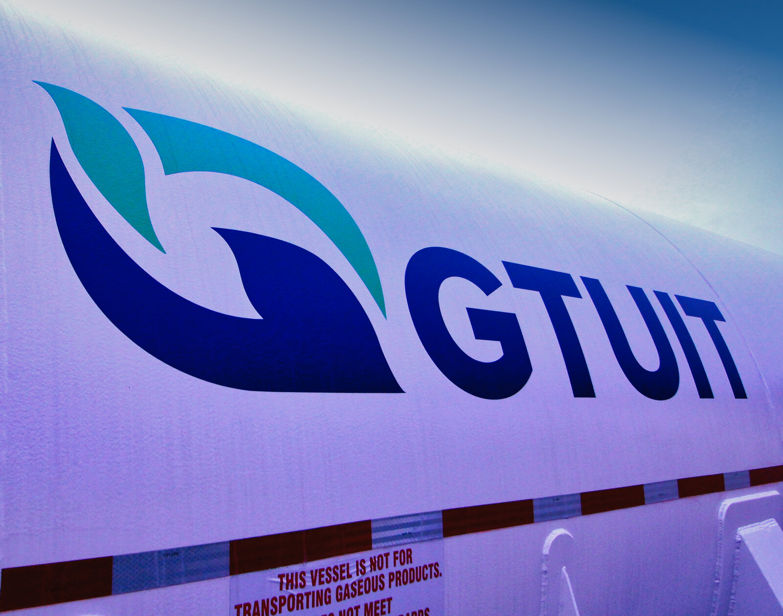 GTUIT branding on a mobile gas processing trailer